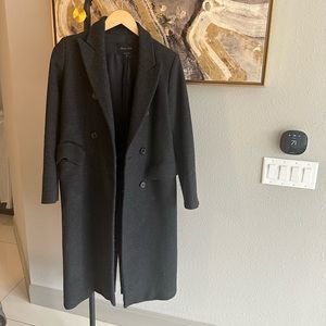 Wool pea coat Massimo dutti